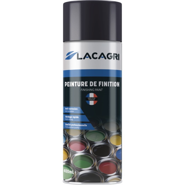 Peinture de Finition Bleu Noir Deutz Aerosol 400ML Lacagri référence fournisseur 234661